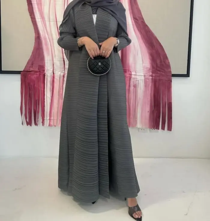 Steel Mist Abaya