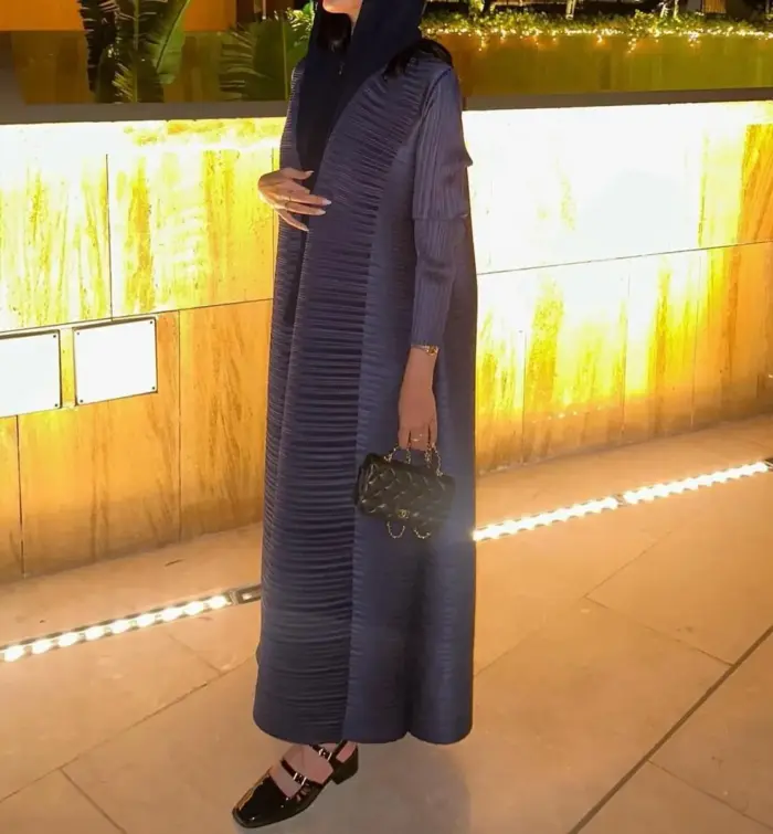 Midnight Blue Classic Abaya