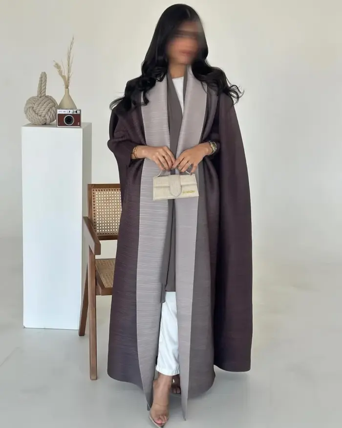 Dual Tone Cocoa Abaya