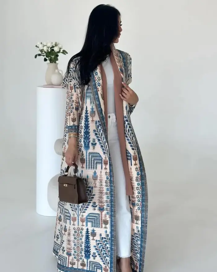 Soft Ivory Heritage Abaya