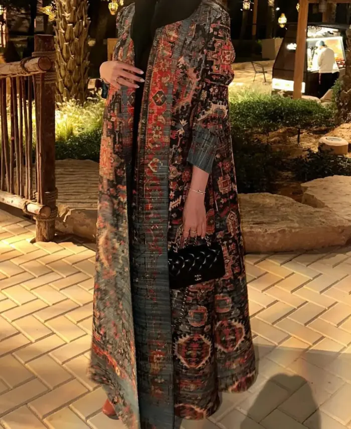 Night Ember Heritage Abaya