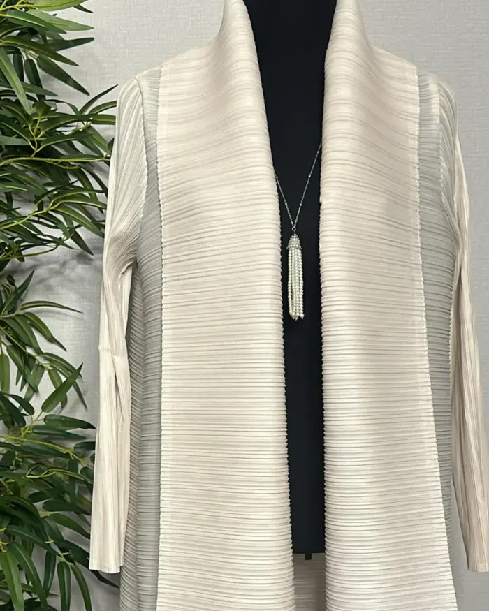 Ivory Serenity Abaya - Image 2