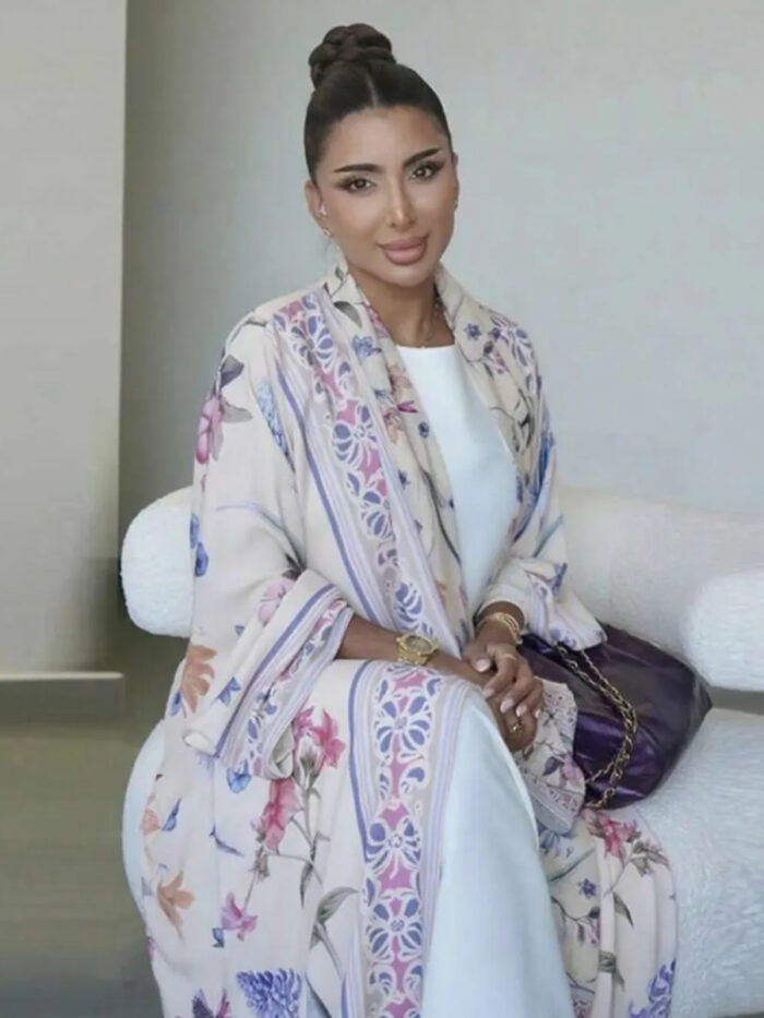 Blush Garden Floral Abaya